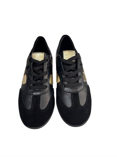 Siyah Hakiki Deri Sneaker