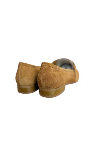 Taba Hakiki Süet Deri Toka Detay Loafer