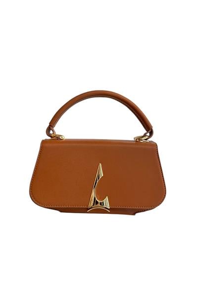 Taba Suni Deri 3 Bölmeli El Ve Omuz Çantası