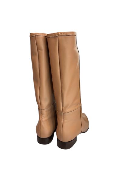 Ten Hakiki Deri Kısa Boy Çizme 