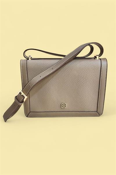 Vizon 2 Bölmeli Vegan Kadın Çapraz Çanta