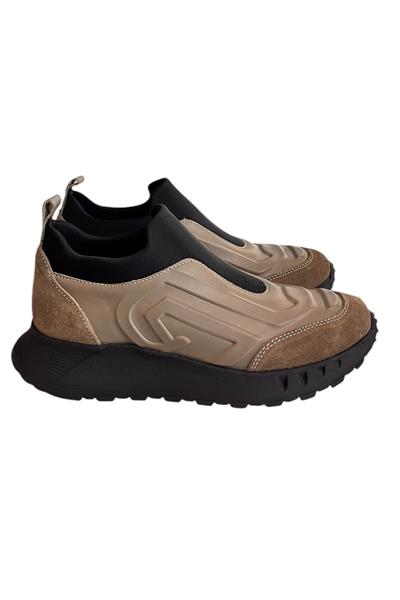 Vizon Hakiki Deri Comfort Taban Sneaker