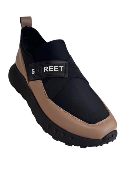 Vizon Hakiki Deri Comfort Taban Sneaker