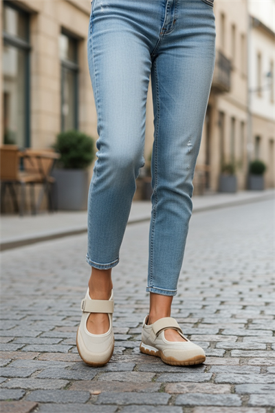 Vizon Hakiki Deri Süet Detaylı Su Geçirmez Kumaş Comfort Sportif Ayakkabı