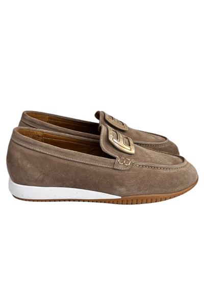 Vizon Hakiki Süet Deri Toka Detay Comfort Günlük Ayakkabı