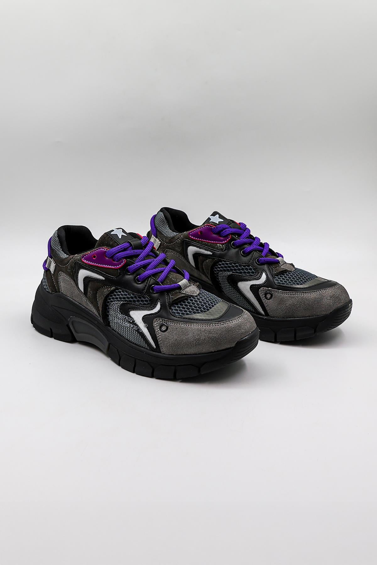 Kriste Bell Multi Kadın Spor Ayakkabı KB51166 Mor Multi