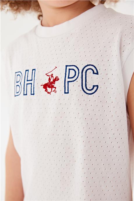 Beverly Hills Polo Club Erkek Çocuk Beyaz Atlet