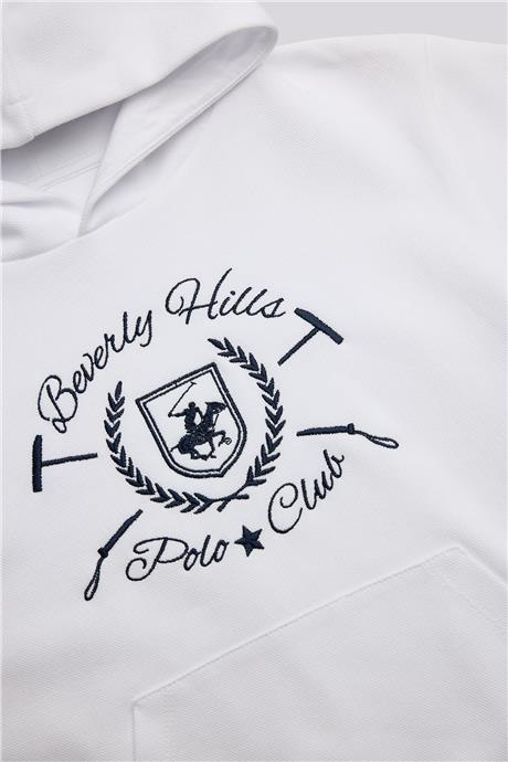 Beverly Hills Polo Club Erkek Çocuk Beyaz Eşofman ÜstüBeverly Hills Polo Club Erkek Çocuk Beyaz Eşofman Üstü
