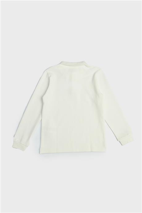 Beverly Hills Polo Club Erkek Çocuk Beyaz T-Shirt