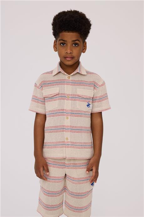 Beverly Hills Polo Club Boy Striped ShirtBeverly Hills Polo Club Boy Striped Shirt