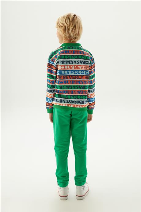 Beverly Hills Polo Club Erkek Çocuk Desenli Sweatshirt