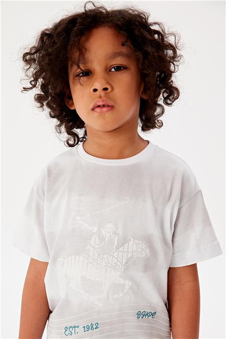 Beverly Hills Polo Club Erkek Çocuk Gri T-Shirt