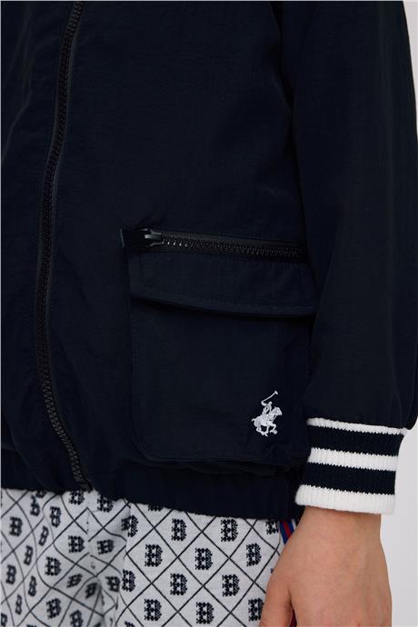 Beverly Hills Polo Club Boy Navy Blue RaincoatBeverly Hills Polo Club Boy Navy Blue Raincoat