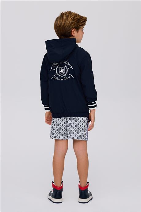 Beverly Hills Polo Club Boy Navy Blue RaincoatBeverly Hills Polo Club Boy Navy Blue Raincoat