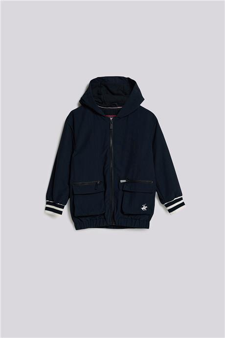 Beverly Hills Polo Club Boy Navy Blue RaincoatBeverly Hills Polo Club Boy Navy Blue Raincoat