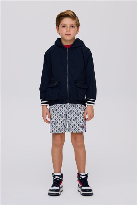 Beverly Hills Polo Club Boy Navy Blue RaincoatBeverly Hills Polo Club Boy Navy Blue Raincoat