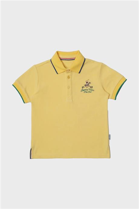 Beverly Hills Polo Club Erkek Çocuk Sarı T-Shirt