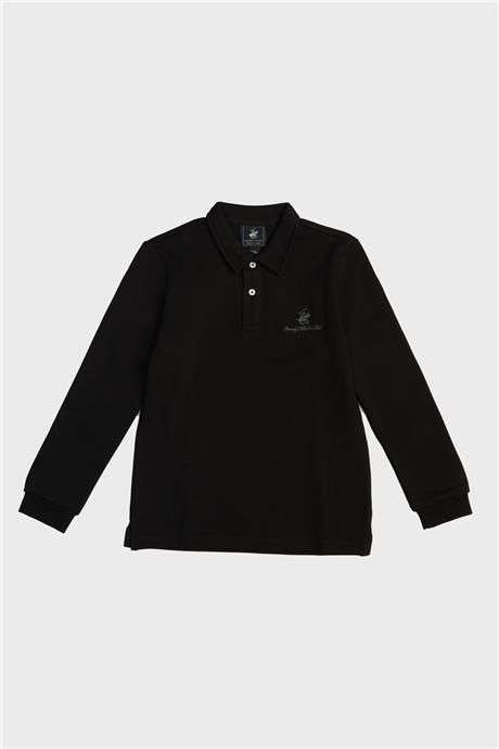 Beverly Hills Polo Club Erkek Çocuk Siyah T-Shirt