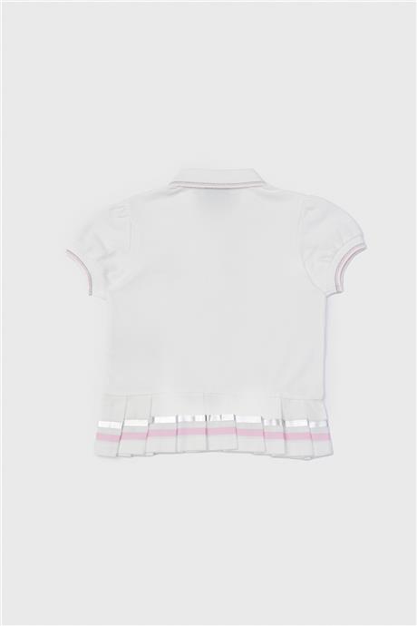 Beverly Hills Polo Club Kız Çocuk Beyaz T-Shirt