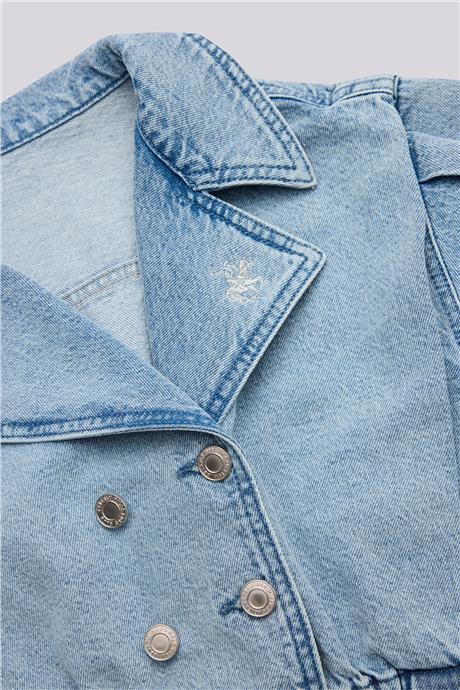 Beverly Hills Polo Club Kız Çocuk Denim CeketBeverly Hills Polo Club Kız Çocuk Denim Ceket