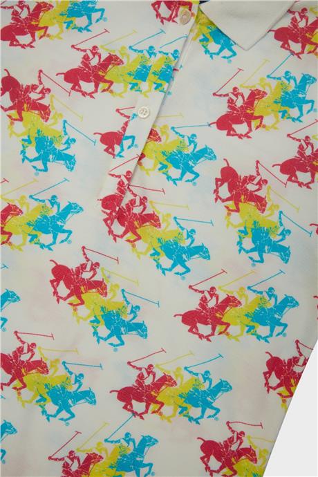 Beverly Hills Polo Club Kız Çocuk Desenli Elbise