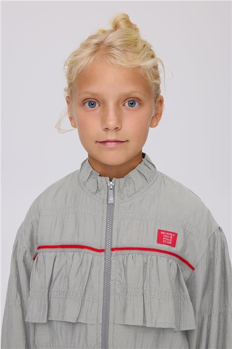 Beverly Hills Polo Club Girl Grey Melange Tracksuit TopBeverly Hills Polo Club Girl Grey Melange Tracksuit Top
