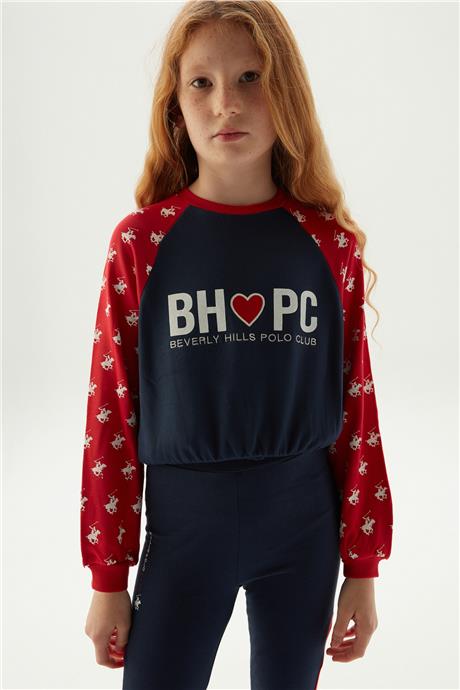 Beverly Hills Polo Club Kız Çocuk Lacivert Tayt