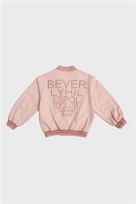 Beverly Hills Polo Club Kız Çocuk Pembe Eşofman Üstü