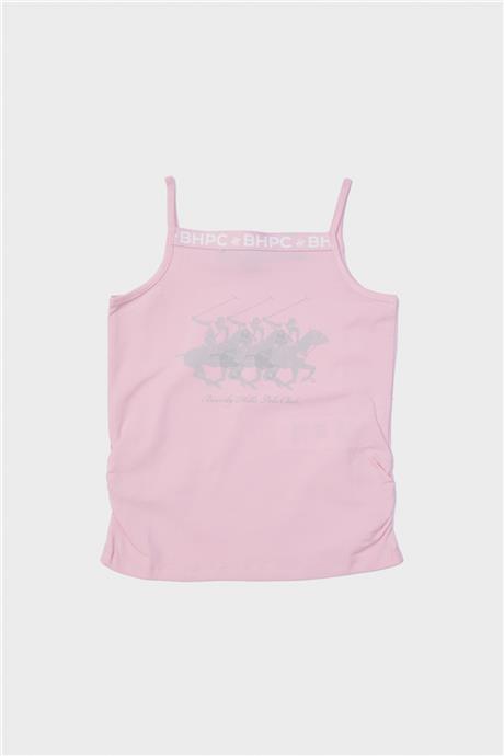 Beverly Hills Polo Club Kız Çocuk Pembe Atlet