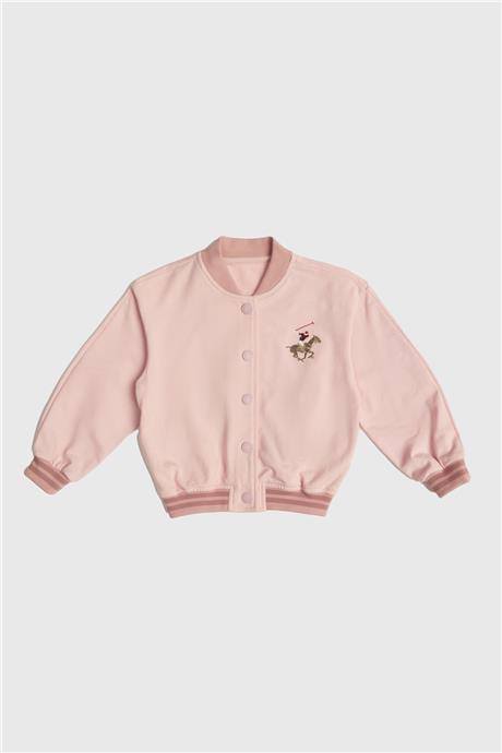 Beverly Hills Polo Club Kız Çocuk Pembe Eşofman Üstü