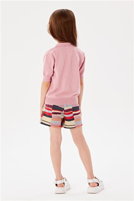 Beverly Hills Polo Club Kız Çocuk Pembe T-Shirt