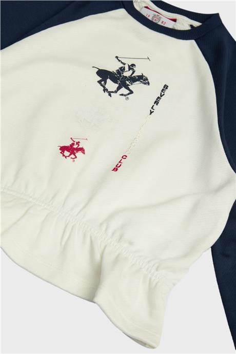 Beverly Hills Polo Club Kız Çocuk Renkli Sweatshirt