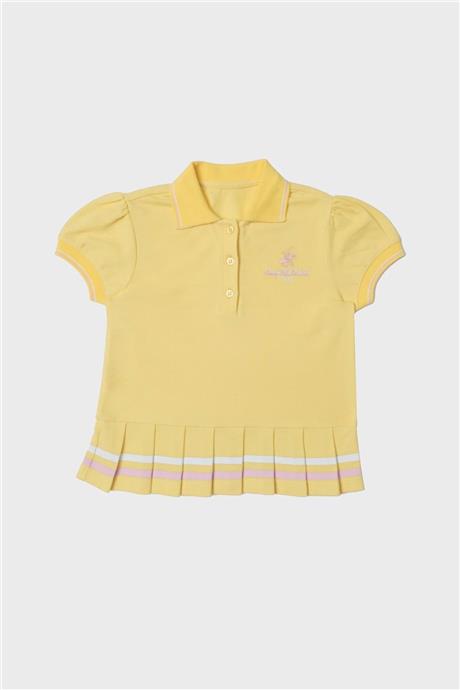 Beverly Hills Polo Club Kız Çocuk Sarı T-Shirt