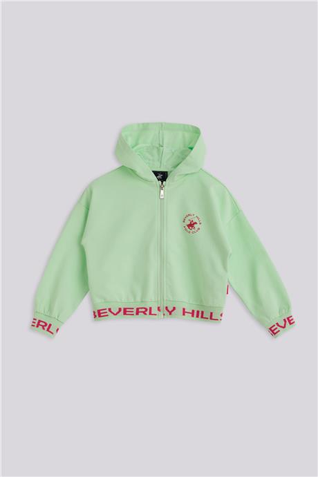 Beverly Hills Polo Club Kız Çocuk Yeşil Eşofman ÜstüBeverly Hills Polo Club Kız Çocuk Yeşil Eşofman Üstü