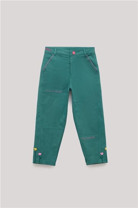 Beverly Hills Polo Club Kız Çocuk Yeşil Pantolon
