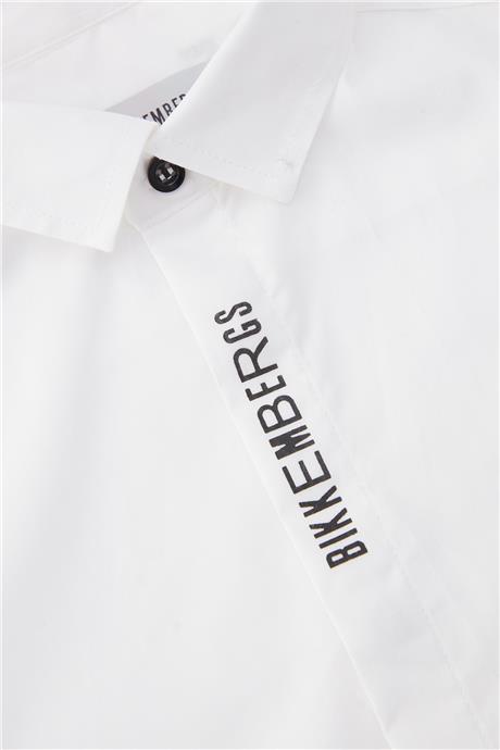 Bikkembergs Erkek Çocuk Beyaz Gömlek