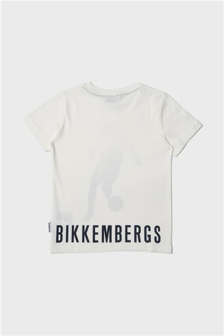 Bikkembergs Erkek Çocuk Beyaz T-Shirt