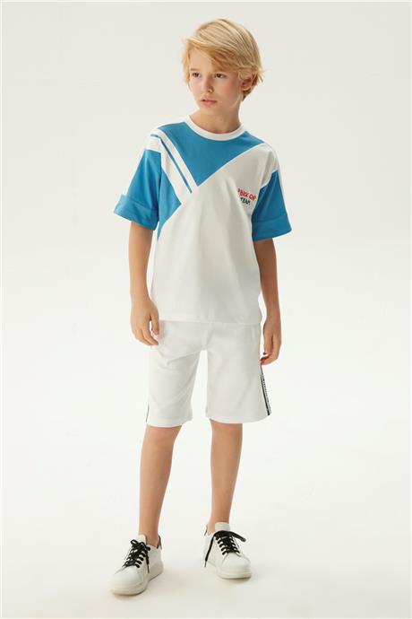 Bikkembergs Erkek Çocuk Beyaz T-Shirt