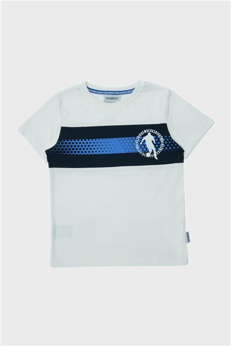 Bikkembergs Erkek Çocuk Beyaz T-Shirt