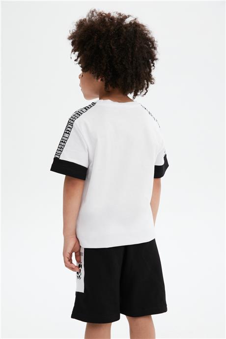 Bikkembergs Erkek Çocuk Beyaz T-Shirt