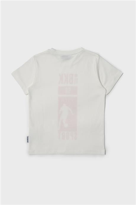 Bikkembergs Erkek Çocuk Beyaz T-Shirt