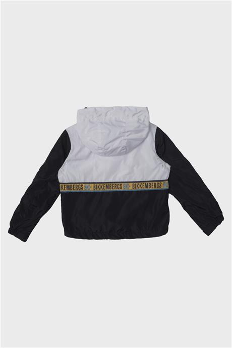 Bikkembergs Erkek Çocuk Beyaz Yağmurluk
