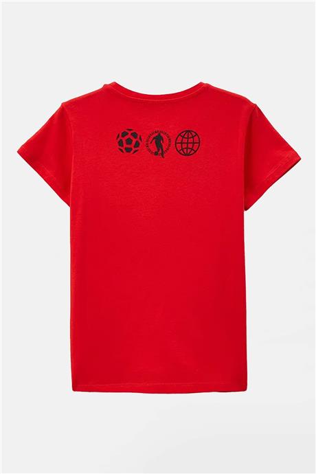 Bikkembergs Erkek Çocuk Kırmızı T-Shirt