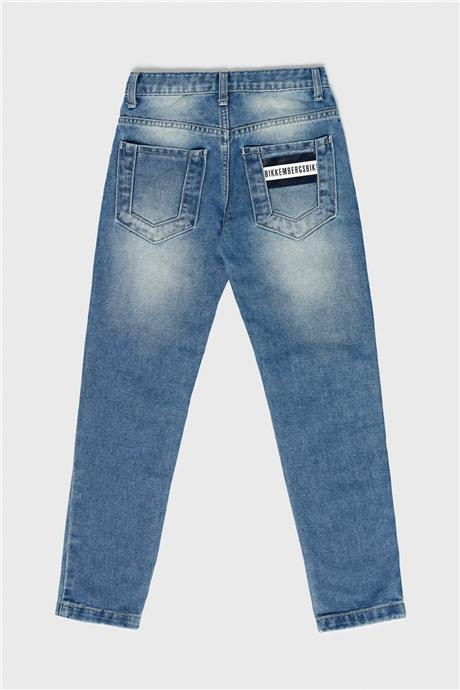 Bikkembergs Erkek Çocuk Mavi Pantolon