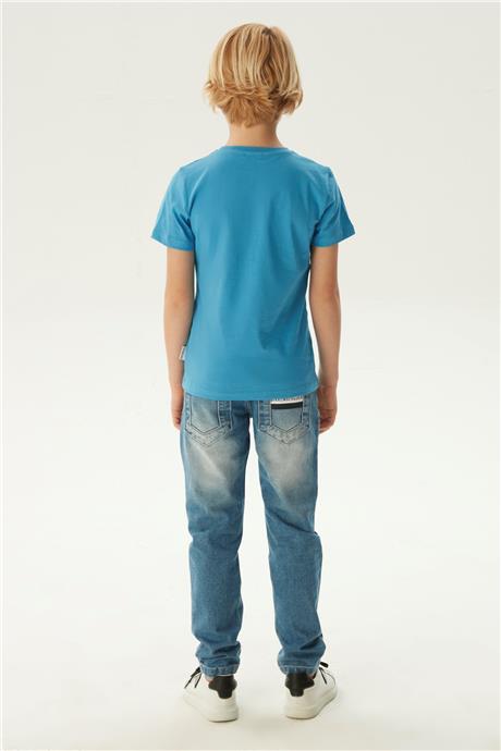 Bikkembergs Erkek Çocuk Mavi T-Shirt