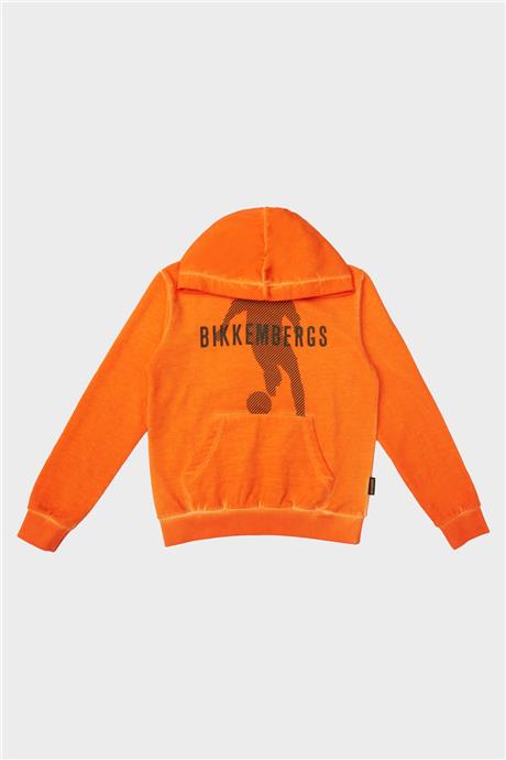Bikkembergs Erkek Çocuk Oranj Sweatshirt