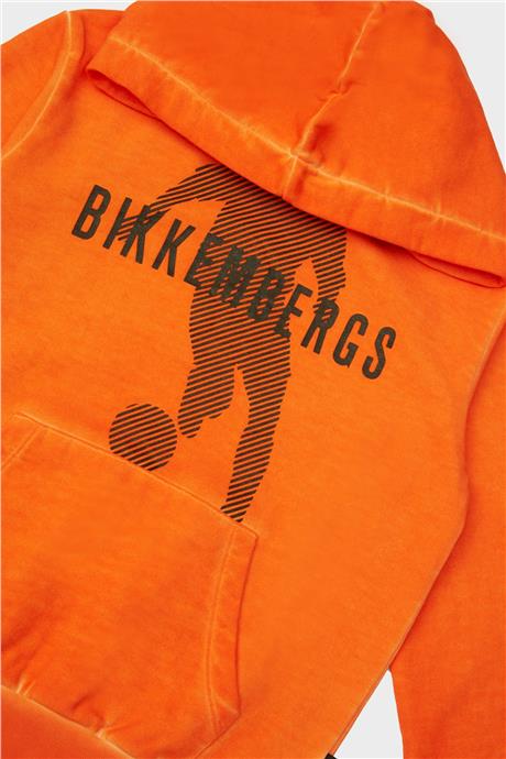 Bikkembergs Erkek Çocuk Oranj Sweatshirt