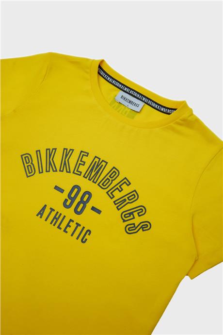 Bikkembergs Erkek Çocuk Sarı T-Shirt