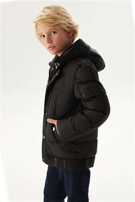 Bikkembergs Erkek Çocuk Siyah Mont