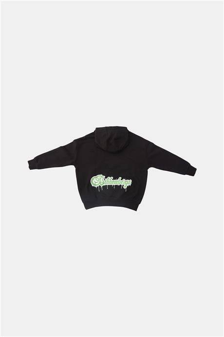 Bikkembergs Erkek Çocuk Siyah Sweatshirt